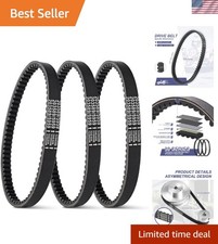 Precision Fit 3pcs 30 Series Torque Converter Belts For High-performance Karts Precision Fit 3pcs 30 Series Torque Converter Belts For High-performance Karts