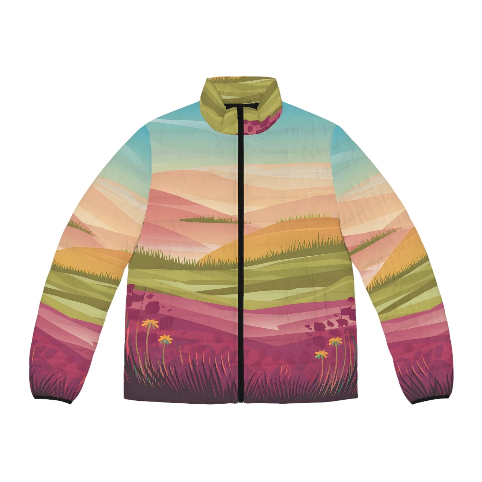 Serene Plateau Puffer Jacket Outdoor Apparel Stylish Cozy Outerwear