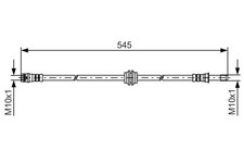 Flexible de frein Mercedes VIANO