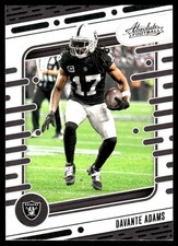 Davante Adams 2024 Panini Absolute #55 Raiders NFL READ FREE SHIP AutographDen