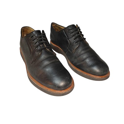 Samuel Hubbard Highlander Dress Shoe Black Pebble Grain Leather Mens Size 11.5