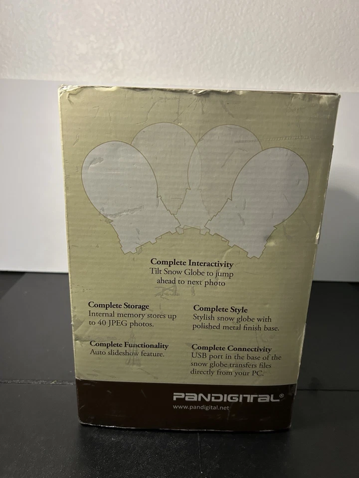 Pandigital Digital 1.8" Photo Frame Snow Globe Brand New - Image 3 of 4