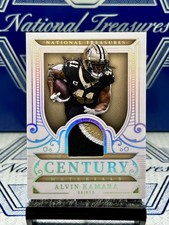 2025 National Treasures Alvin Kamara Holo Silver Century Materials Patch#/25⚜️🔥