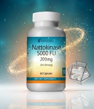 Nattokinase 5,000FU Capsules 200mg Per Serving - Fresh Stock