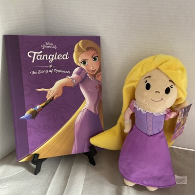 Disney Rapunzel Plush w/Book The Story Of Rapunzel Both Are New 2016