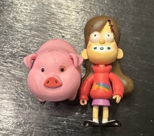 JUEGO DE FIGURAS DE Jazwares Gravity Falls Mabel Pines & Waddles raro difícil de encontrar