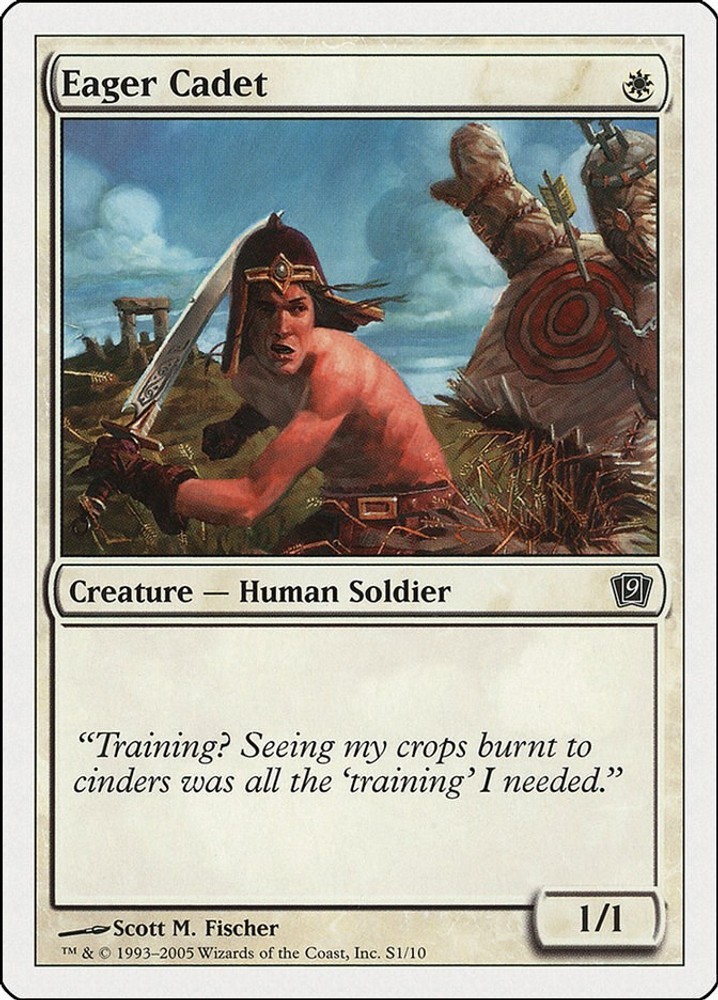 Eager Cadet #S1 (NM) 9th Edition (9ED) MTG