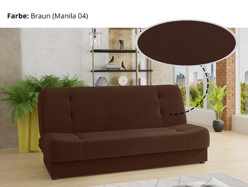 Schlafcouch SENA mit Schlaffunktion - Bettsofa mit Bettkasten, Schlafsofa, Sofa - Bild 6 von 15
