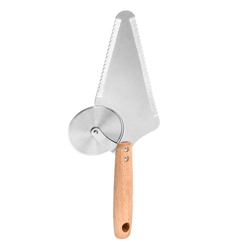 Pizza Scheren Pizza Werkzeuge Pizza Roller Cutter Kuchen Cutter Grill Schaufel - Bild 11 von 12