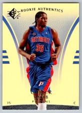 2007-08 SP Upper Deck Basketball Rookie Authentics Cheick Samb Pistons #117