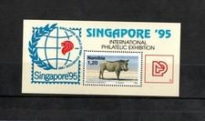 Namibia Scott #791 MNH S/S Singapore '95 Stamp EXPO Wart Hog
