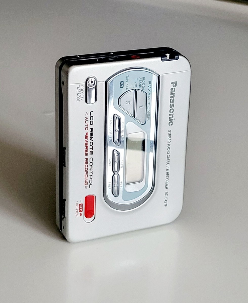 Rare Panasonic RQ-SX97F Radio Cassette 2X Recording Walkman with