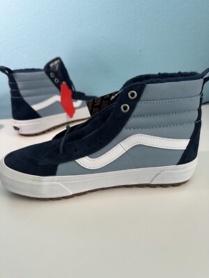 Vans USPS Size 8.0 M 9.5 WN Sk8-Hi MTE-1 Dress Blues Blue  display picture 2