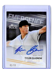 TYLER GLASNOW Los Angeles Dodgers 2013 Certified BLACK Limited / 50 AUTOGRAPH RC