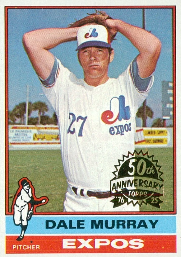 #18 2025 Topps Heritage 50th Anniversary 1976 Buyback Dale Murray Expos