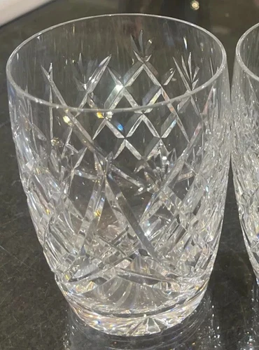 One 1 Waterford Crystal Donegal Pattern Old Fashioned Tumbler Glasses 4.5”
