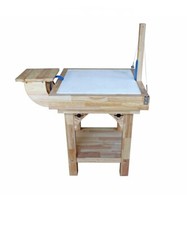 Durston Pottery - Single Wedging Table including Plaster Block. Solid Hardwood.
