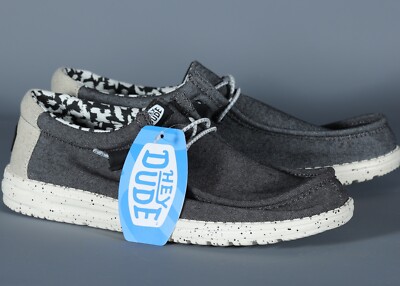 Hey Dude Wally Stretch Shoes Mens 10 Opal Black Slip On Hey Dude® Men main image 3