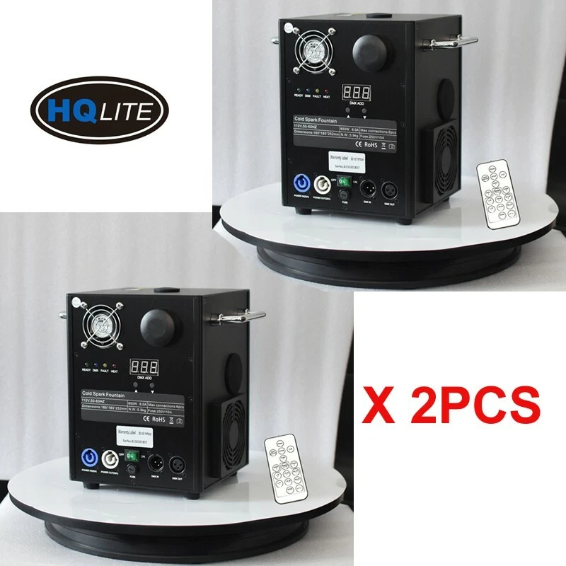 2pcs DJ Indoor outdoor Cold Spark Stage Effect Machine Wedding Events party - Image 4 of 4