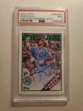 DARICK HALL 2023 Topps 1988 TOPPS AUTOGRAPH ROOKIE RC PSA 9 MINT PHILLIES