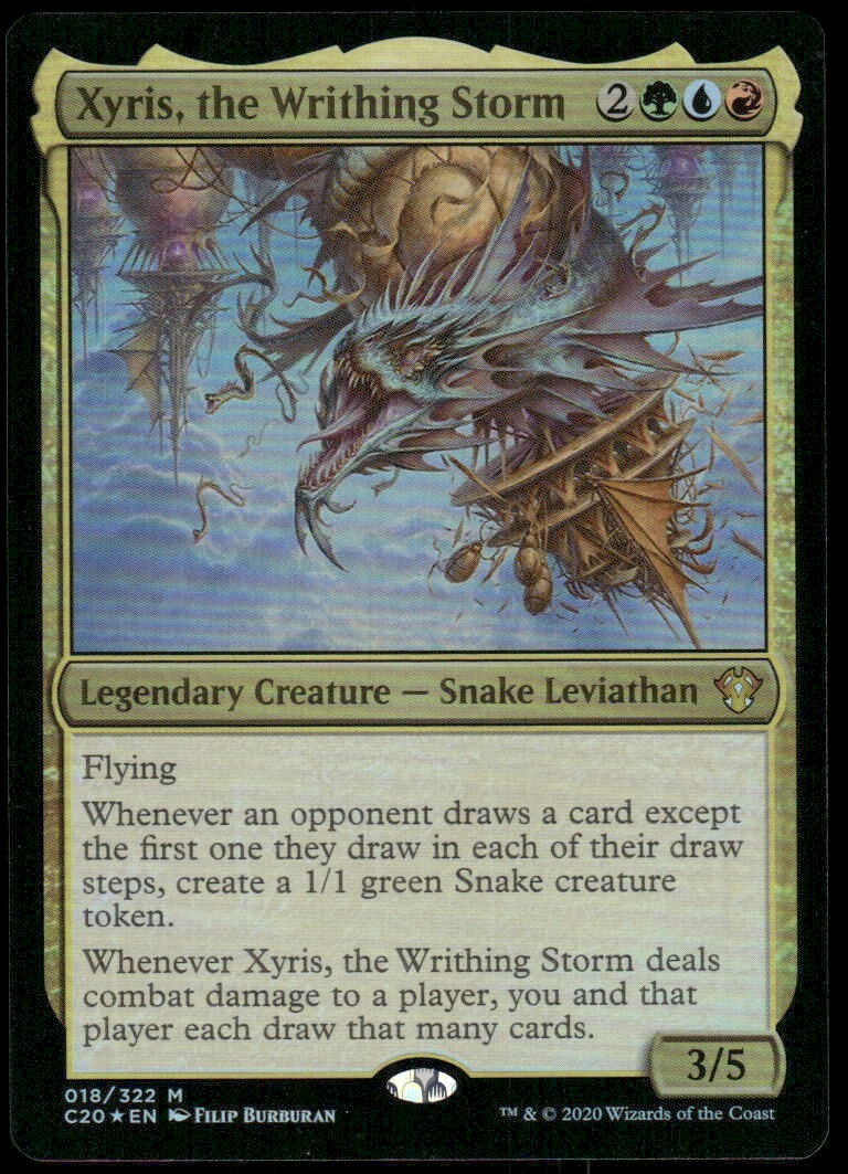 MTG 予報 英語版FOIL 1x FOIL Xyris, the Writhing Storm - Commander 2020 -NM-Mint - MTG