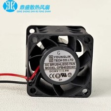 YOUNG LIN DFB402824H 4028 24V 2.9W 4CM 2-Pin Inverter Cooling Fan