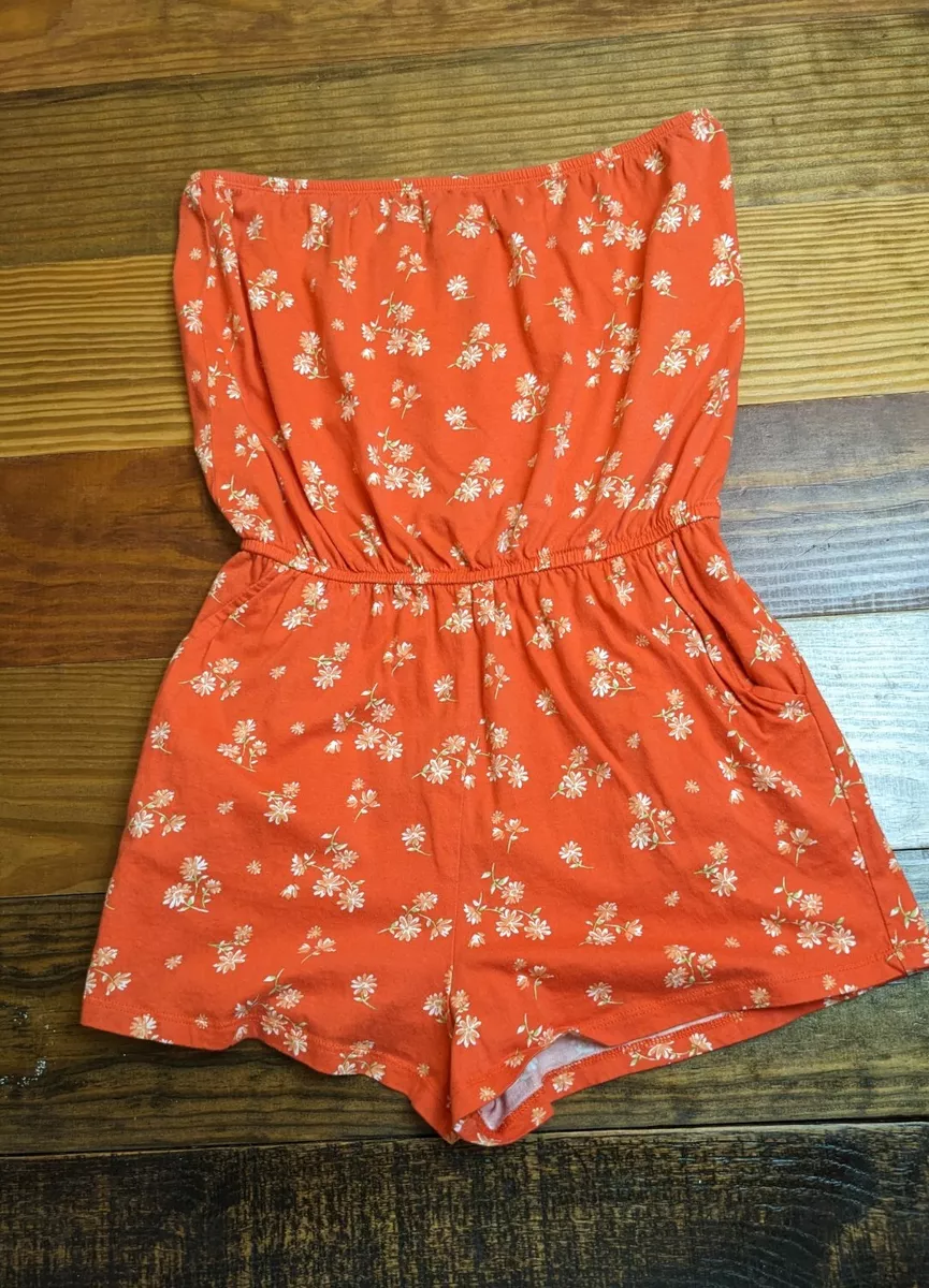 Forever 21 sale orange romper