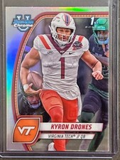2024 Bowman Chrome U Football Kyron Drones #119 1st Bowman Silver Refractor