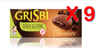 "\" Vicenzi \" Grisbi' Glutenfrei Kekse Kakao Mit Schokocreme 9X150G"