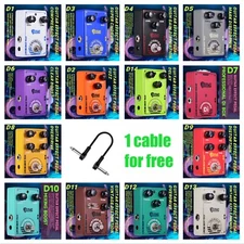 Dolamo Electric Guitar Effect Pedal True Bypass FUZZ Distortion Overdrive D1-14