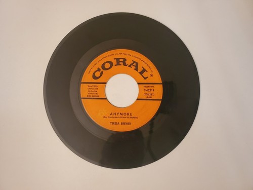Teresa Brewer - That Piano Man / Anymore (Vinyl Record) - Picture 2 of 2