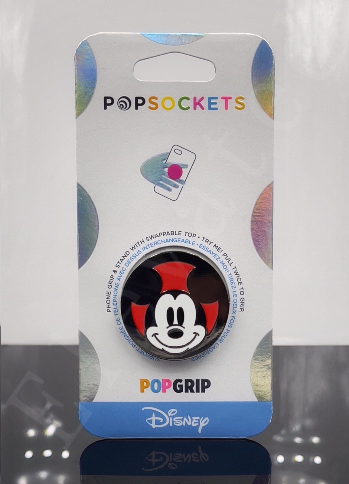 Authentic Popsocket Disney Mickey Mouse Metal Enamel Pop Up Phone Grip-image