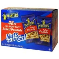 Planters Salted Peanuts - 48/1 Ounce bags 3 Pack