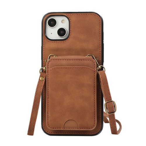 For Apple iPhone 16 Pro Max 15 14 13 12 11 7 8 XR X Crossbody Leather Phone Case - 第 7/10 張圖片