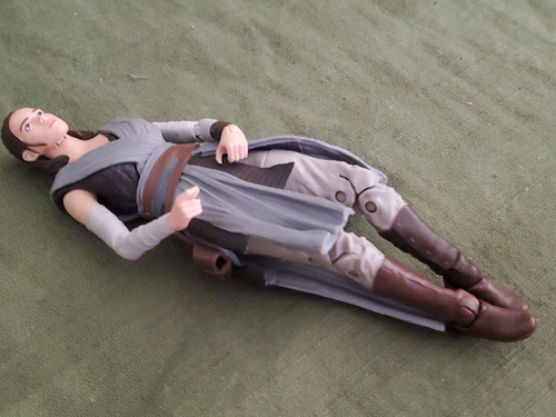 "Figura de acción vintage articulada Rey de 6" mujer caballero Jedi Star Wars ¡INCOMPLETA!¡! - Imagen 2 de 7