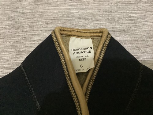 Henderson 5mm Zip Gold Core Small Size 6 Shorty Wetsuit Made In USA - Picture 4 of 8