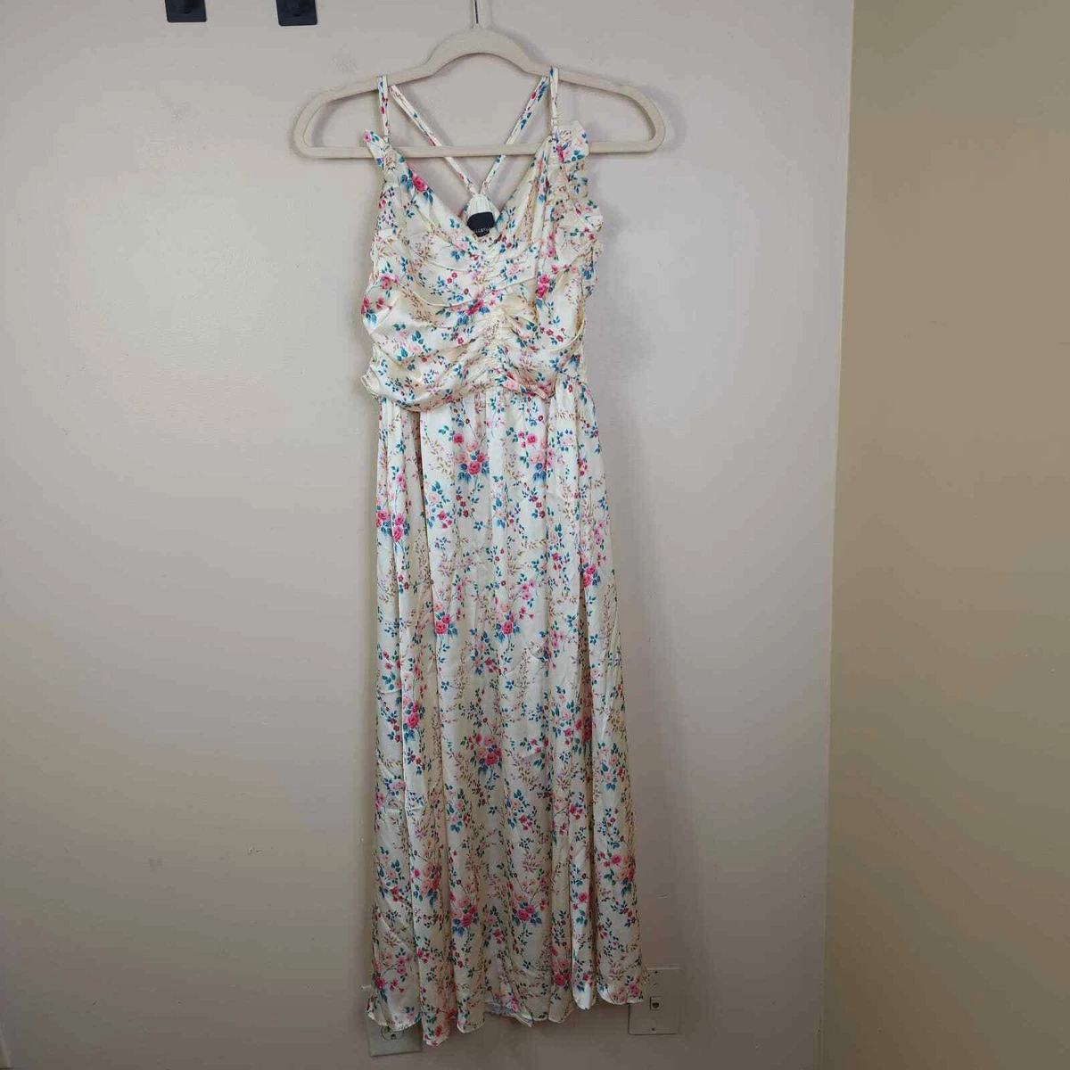 Jill jill stuart clearance ruched floral dress