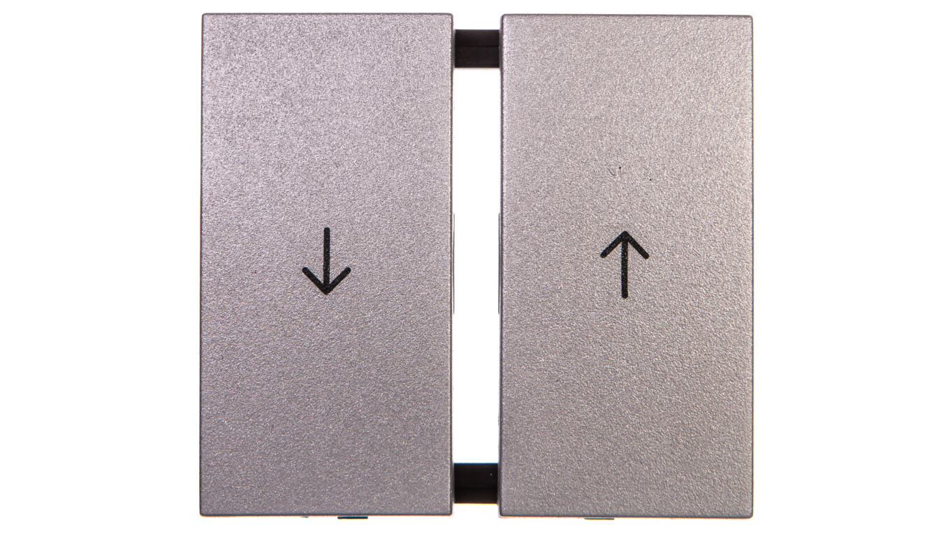 Berker B.7 Glas Keys with "Arrow" symbol aluminum 16251404 /T2UK