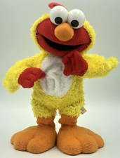 Fischer Price Sesame Street Chicken Dance Elmo 14" Singing Dancing 2001 Mattel