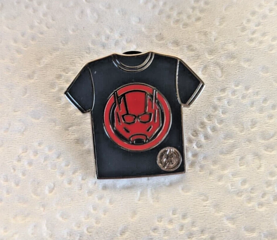✨2024 WDW Hidden Disney pin Marvel T-Shirt Antman Chaser Pin