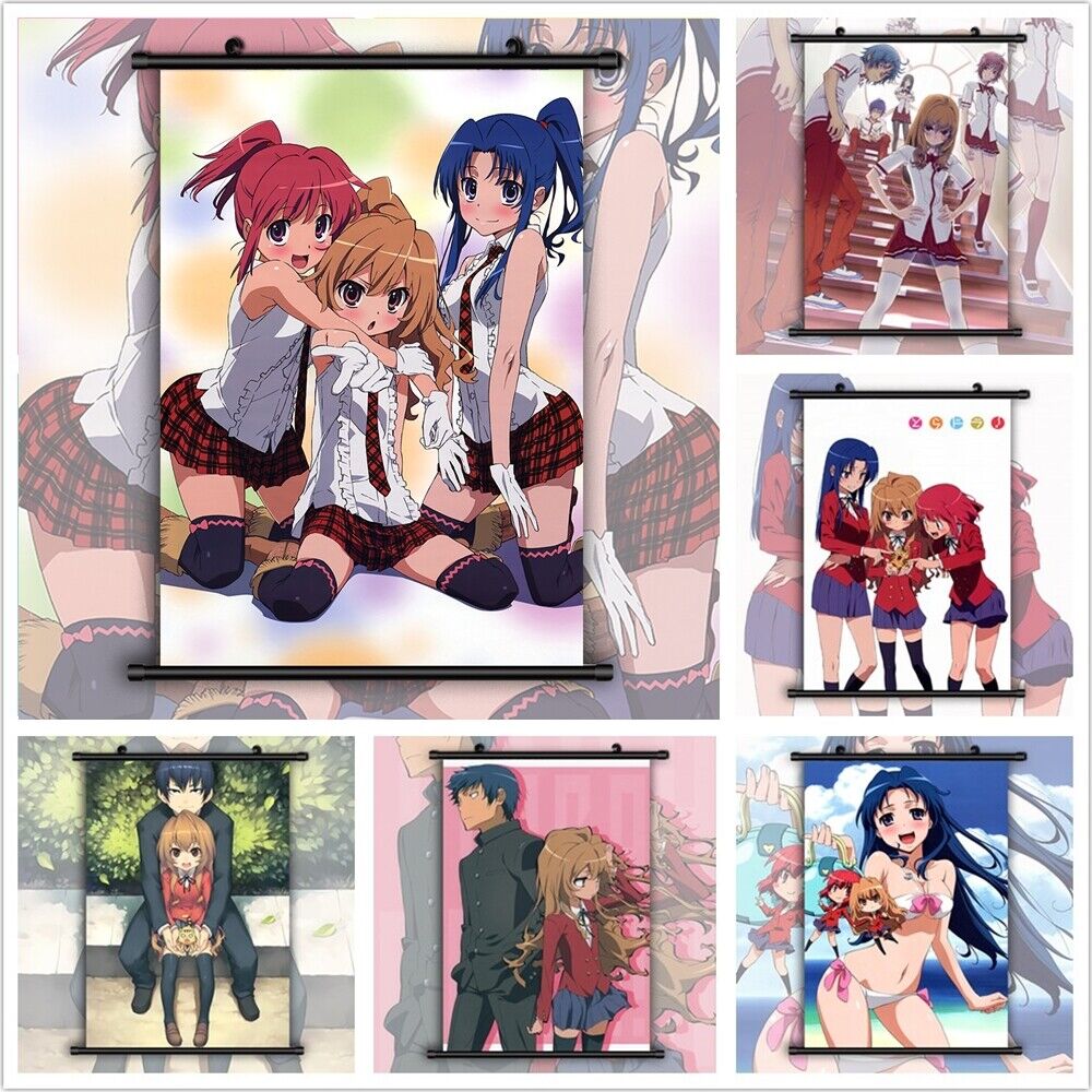 Toradora! Anime HD Canvas Print Wall Poster Scroll Room