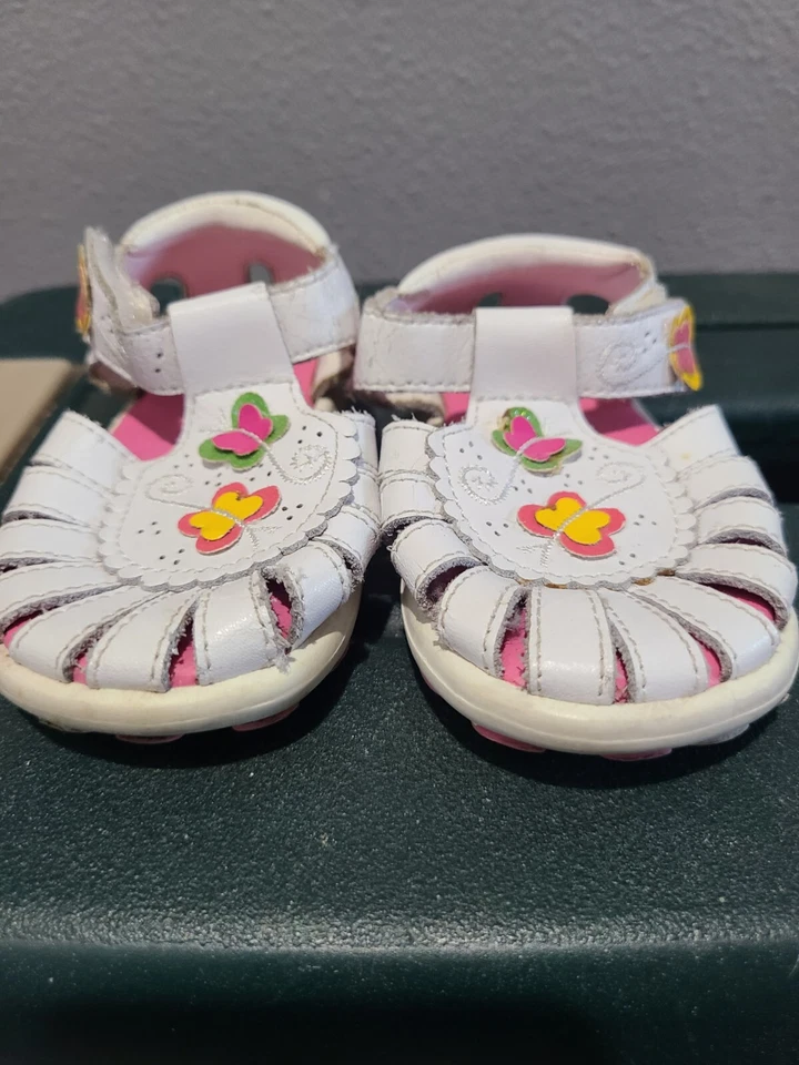 Zapatos RACHEL Sandalias Cuero Blanco Talla Niños 5 Foto 4 de 4