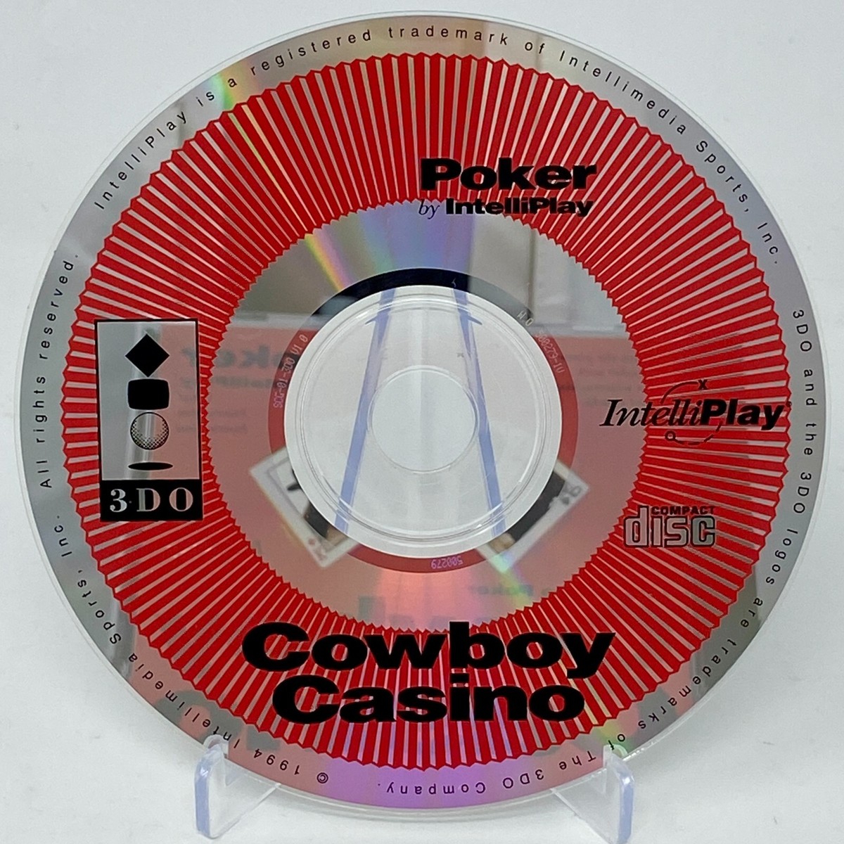 3DO★Cowboy Casino 海外版 外箱付★箱付・説明書付・ソフト付 Cowboy Casino Interactive Poker (3DO, 1994) Complete in Case