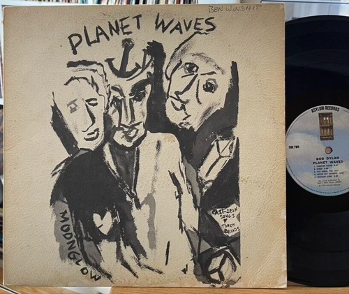 Bob Dylan The Band Planet Waves Vinyl LP Asylum 7E-1003 1st Press Forever Young