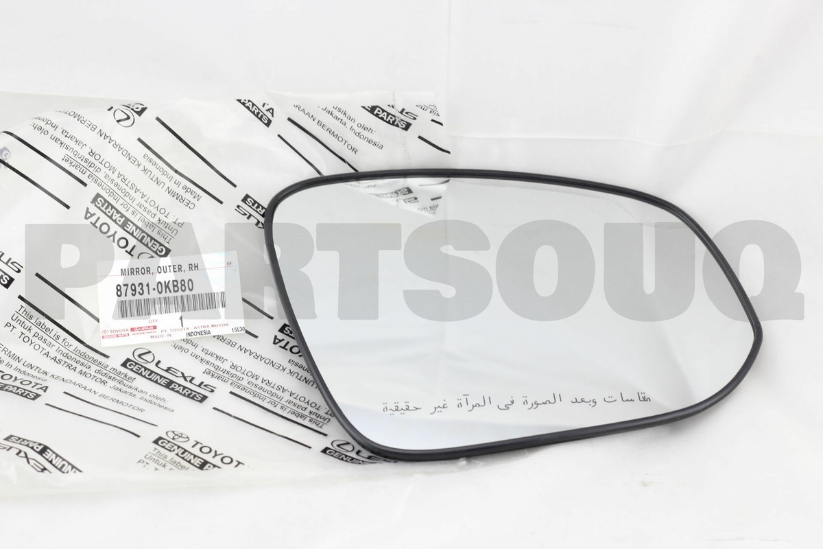 ボブ Genuine OEM Toyota 87910-0C213 Passenger Side Mirror 07-13