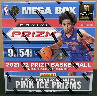 2021-22 Panini Prizm NBA Basketball Mega Box -Factory Sealed- Cade Cunningham RC