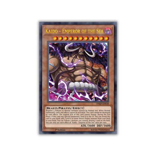 Ygo X One Piece Deck - Beasts Pirates Kaido Yugioh TCG Orica Custom Karten - Bild 2 von 24