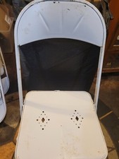 Metal Antique Chairs Antique Folding 1920-1949 Time Period