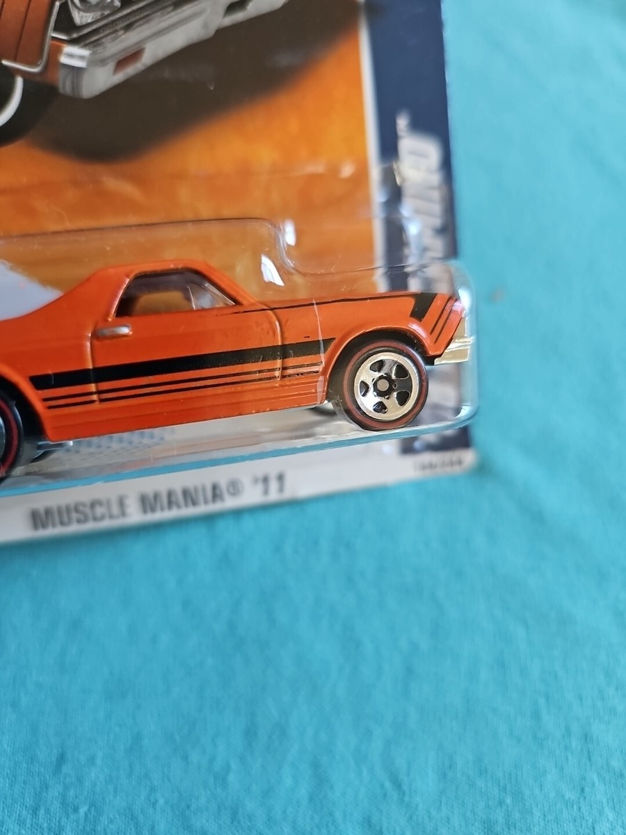 2011 Hot Wheels '68 CHEVY EL CAMINO Orange 104/244 GREAT CARD