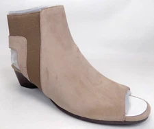 Bella Vita Parson Women's Open Toe Heel Sandals Size 8.5 M Almond Kd Suede